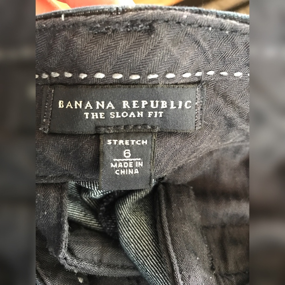 Banana Republic Sloan Fit Stretch Jeans Size 6 - Picture 4 of 6